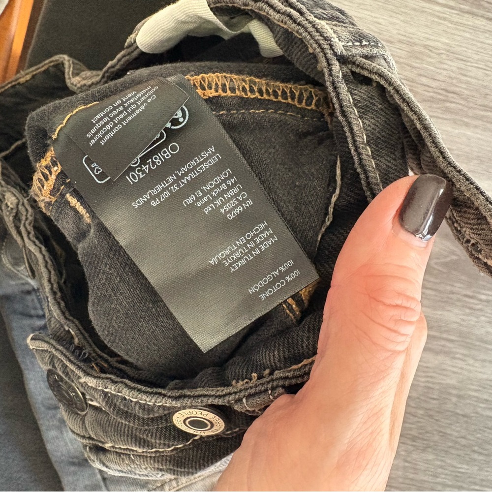 NEW! Free People The Palmer cuffed jeans - Picture 12 of 12